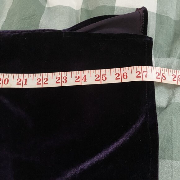 Y2K Jessica Velvet Shirt Womens 12 Purple Whimsigoth Fairy Dark Romantic Blouse - Picture 7 of 7